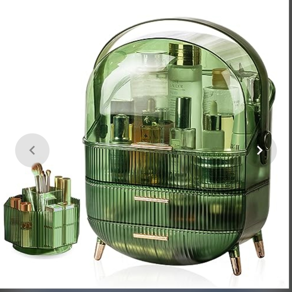 Makeup Organizer Portable Waterproof Dustproof Organizer
